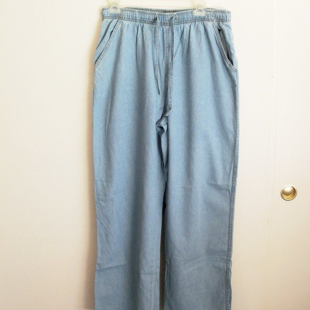 Women light denim pants (#EV1230)
